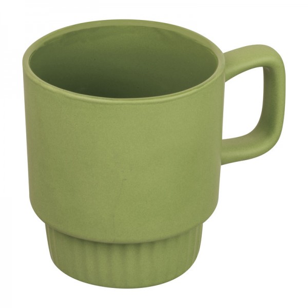 AURELIA Cană ceramică mată, 300 ml ø 8,5 x 9,5 cm Light green