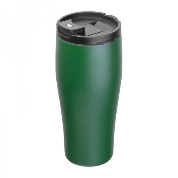 TOMMASO Cană termos inox vacuum, 500 ml ø 7,8 x 19 cm Verde Inchis