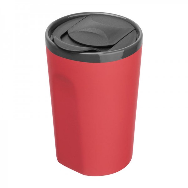 TOMAS Cană ceramică cauciucată, 400 ml ø 8,9 x 13,5 cm Rosu