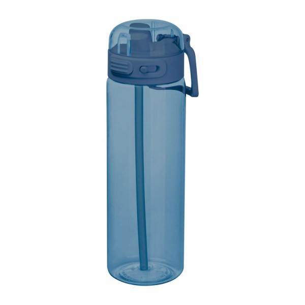 LOUISA Sticlă PET, 820 ml ø 7,5 x 24,7 cm Albastru Inchis