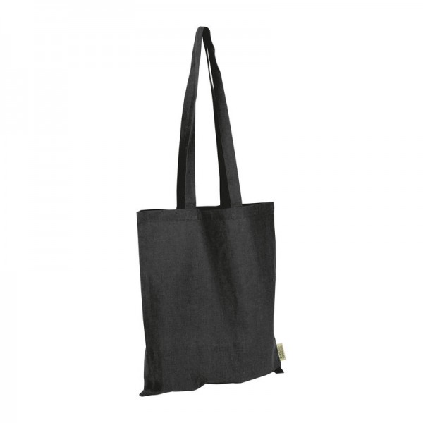 GLEN Sacoșă din bumbac cu mâner lung 38 x 0,4 x 42,2 cm Negru