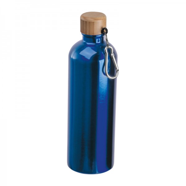 RUTH Sticlă din oţel inoxidabil cu carabină, 750ml ø 7,3 x 23,5 cm Albastru