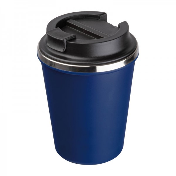 METODY Pahar din oţel inoxidabil cu perete dublu, 350ml ø 9,2 x 12,9 cm Albastru Inchis