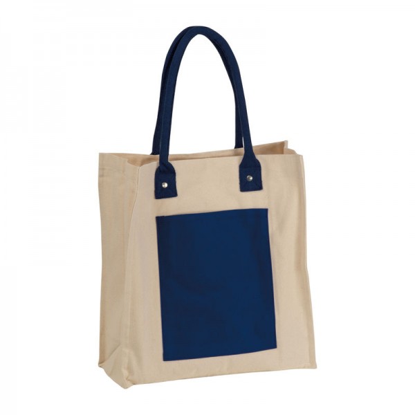 RODOLFO Sacoșă cumpărături cu mânere lungi 35 x 13 x 38 cm Albastru Inchis