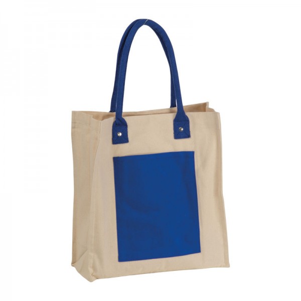 RODOLFO Sacoșă cumpărături cu mânere lungi 35 x 13 x 38 cm Albastru