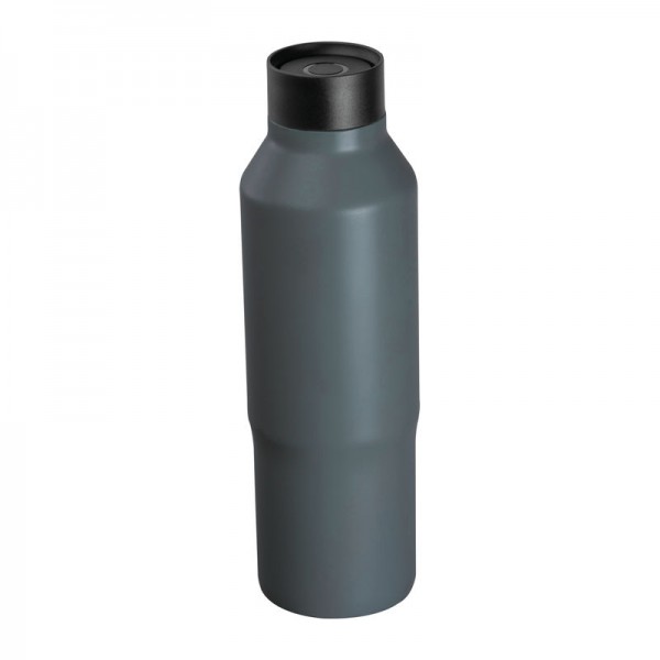 PENNY Sticlă CrisMa, oţel inoxidabil reciclat, 600ml ø 7 x 24,7 cm gri închis