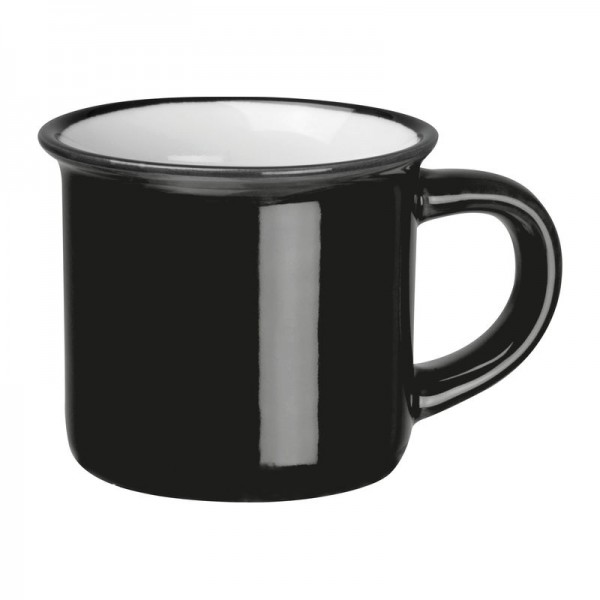 TILL Cană ceramică espresso, 60ml ø 5,9 x 5 cm Negru