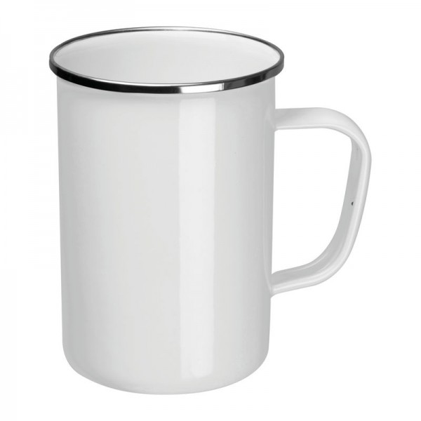 GENE Cană emailată, 550ml ø 9,2 × 12,8 cm Alb