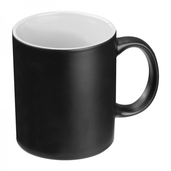 ZANE Cană colorată în interior, 300ml ø 8 × 9,6 cm Alb