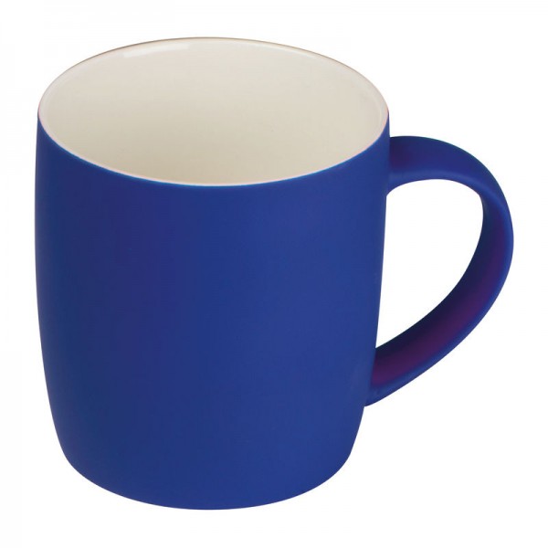 ULF Cană ceramică cauciucată, 300ml ø 8,4 × 9,2 cm Albastru