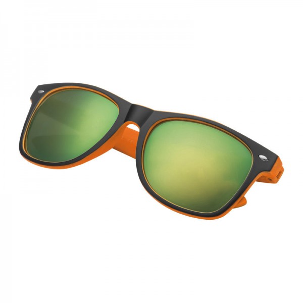 ILONA Ochelari de soare bicolor 14,5 × 15,5 × 4,7 cm Portocaliu