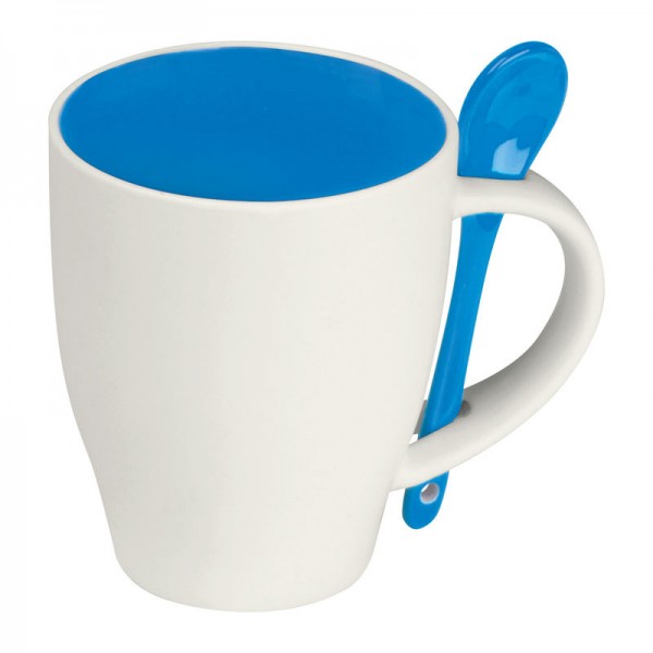 ARMANDO Cană ceramică de 250 ml ø 8,5 × 9,8 cm Albastru