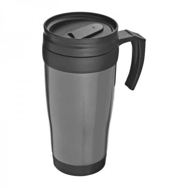 JOYCE Cană termoizolantă, 400 ml ø 8,4 × 17,2 cm Gri