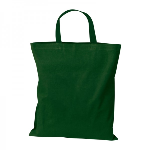 MARSHALL Sacoșă din bumbac cu mânere scurte 42 × 38 cm Verde Inchis
