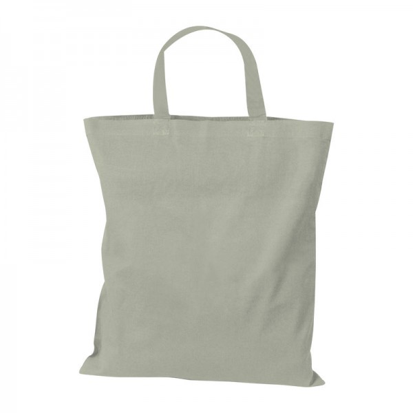 MARSHALL Sacoșă din bumbac cu mânere scurte 42 × 38 cm Gri
