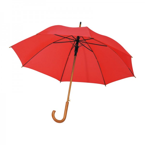CHRISTINE Umbrelă automată, RPET ø 105 × 88 cm Rosu