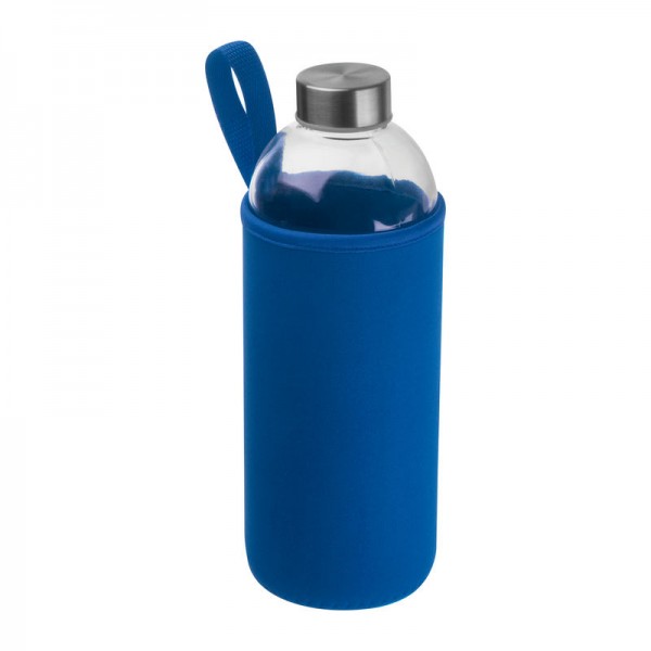 JESSICA Sticlă de 1000 ml în husă neopren ø 8,5 × 24,5 cm Albastru
