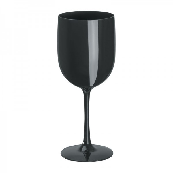 CHIARA Pahar în formă de cupă, 450ml ø 8,5 × 22 cm Negru