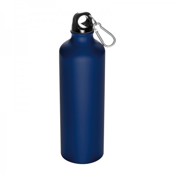 THEODORE Sticlă din aluminiu cu carabină, 800ml ø 7,3 × 24,5 cm Albastru Inchis