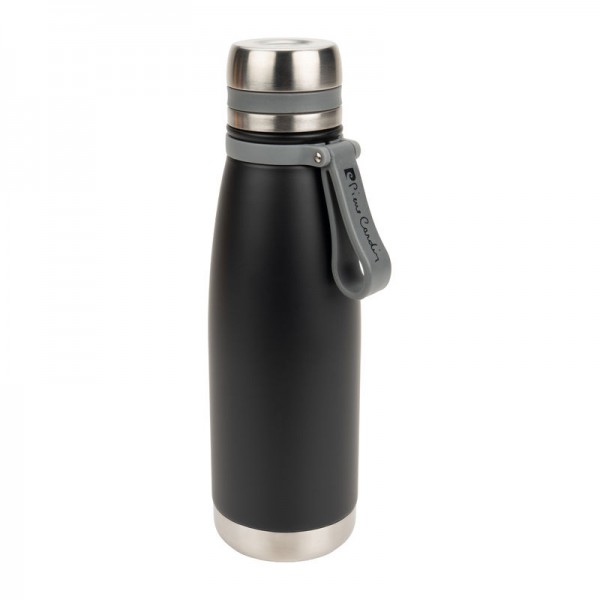 Vacuum drinking bottle, 650 ml 25,5 x 7,5 cm Negru