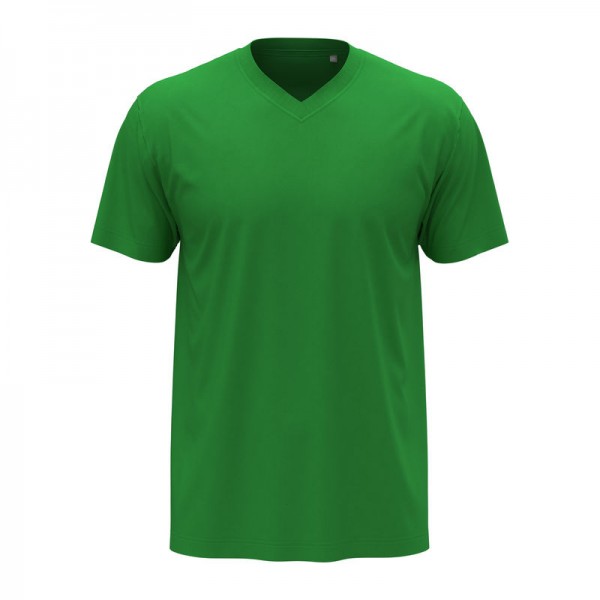 Classic-T V-neck Unisex T-shirt 2XL Kelly Green
