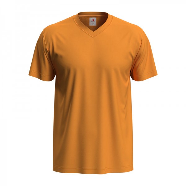 Classic-T V-neck Unisex T-shirt XL Orange