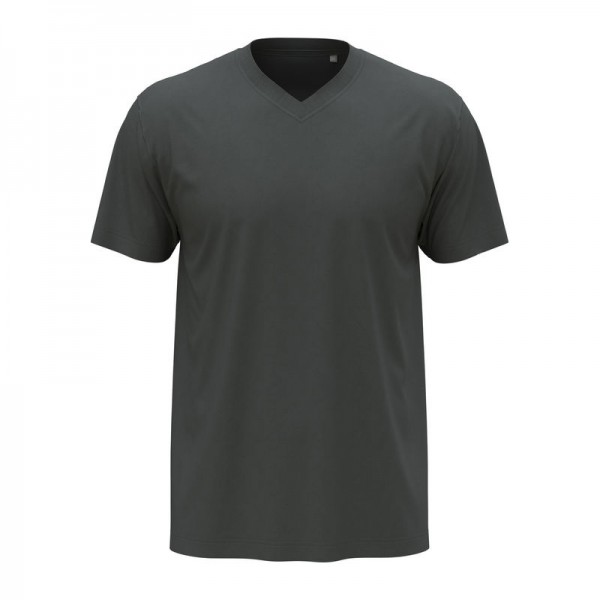 Classic-T V-neck Unisex T-shirt L Slate Grey