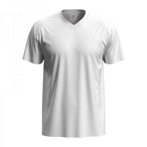 Classic-T V-neck Unisex T-shirt 3XL White