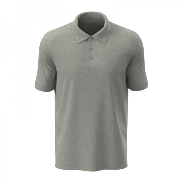 Lux Unisex Polo 5XL Grey Heather