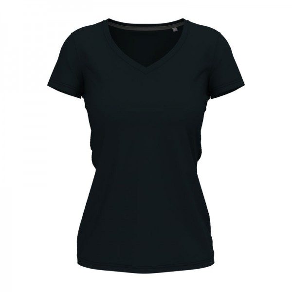 Stretch-T V-neck Women's T-shirt XL Blue Midnight