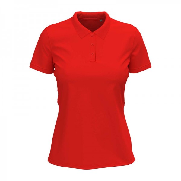 Stretch Women's Polo XL Scarlet Red