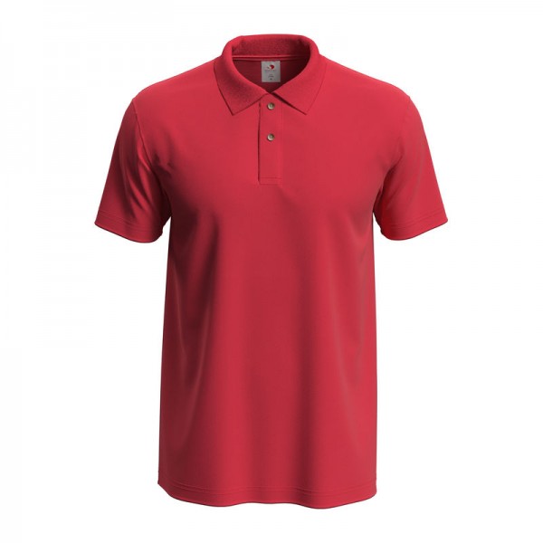 Classic Unisex Polo M Scarlet Red