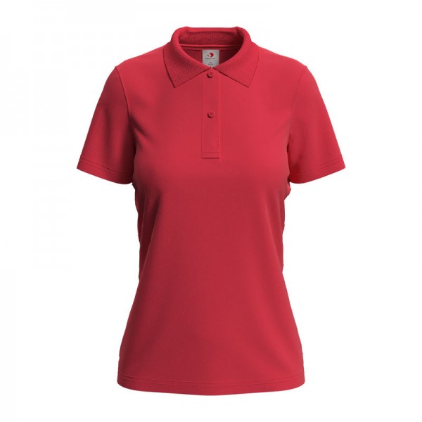 Classic Women's Polo L Scarlet Red