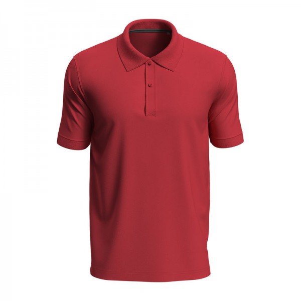 Henry Unisex Polo S Crimson Red