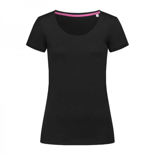 Megan Crew Neck Women's T-shirt S Black Opal