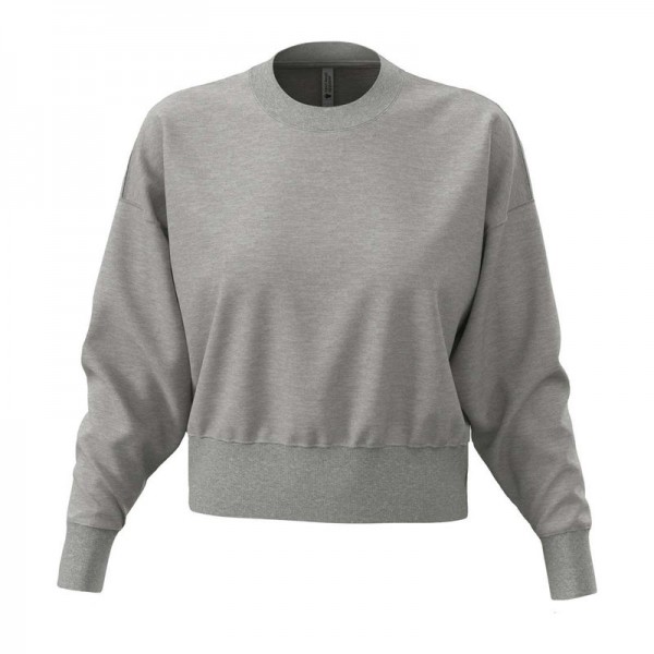 Cropped sweatshirt for women XL Heather Gray
