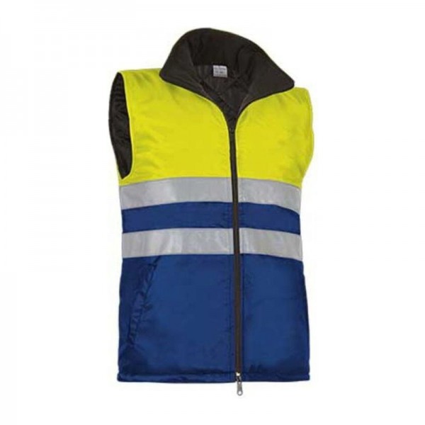 Vest Highway 3XL Neon Yellow-Bluish Blue