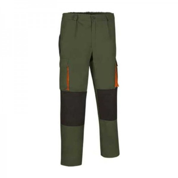Trousers Darko 2XL Military Green-Black-Party Orange
