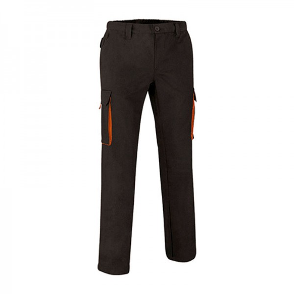 THUNDER TROUSERS S Black-Neon Orange