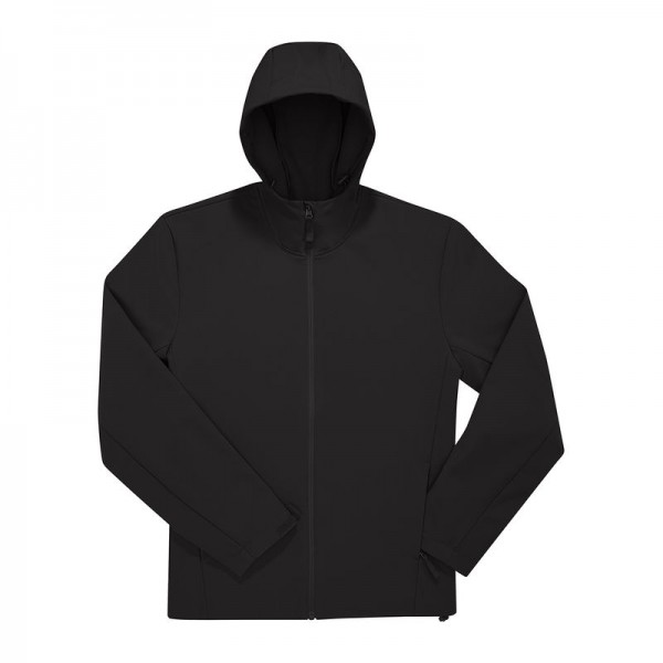 B&C Reset 3Lr Hooded Softshell 3XL Black