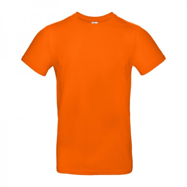 B&C #E190 UNISEX T-SHIRT XS Orange