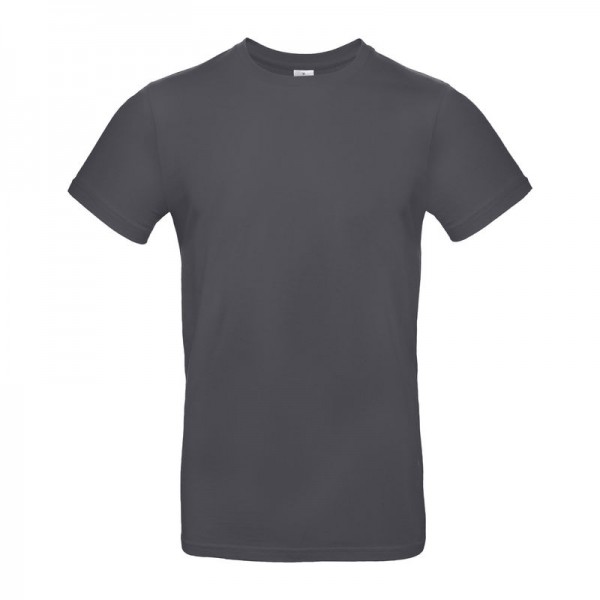 B&C #E190 UNISEX T-SHIRT XL Dark Grey