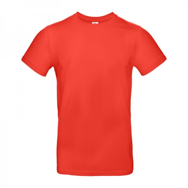B&C #E190 UNISEX T-SHIRT XS Sunset Orange
