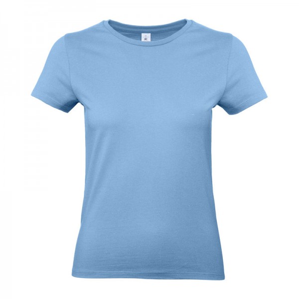 B&C #E190 /WOMEN T-SHIRT S Sky Blue
