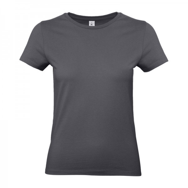 B&C #E190 /WOMEN T-SHIRT XS Dark Grey