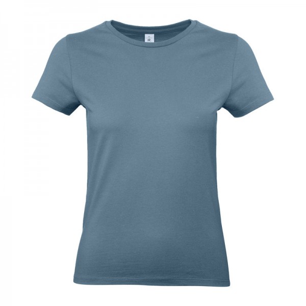 B&C #E190 /WOMEN T-SHIRT M Stone Blue