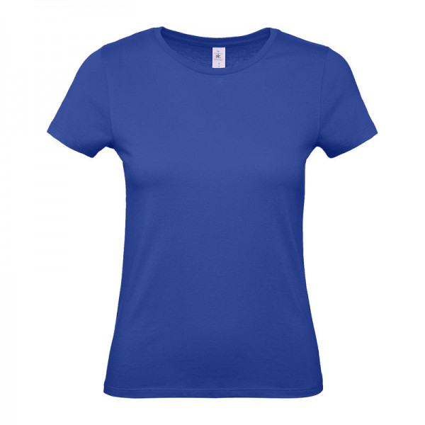 B&C #E150 WOMEN T-SHIRT L Cobalt Blue