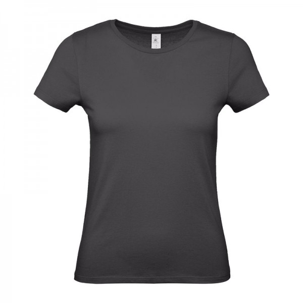 B&C #E150 WOMEN T-SHIRT 2XL Used Black