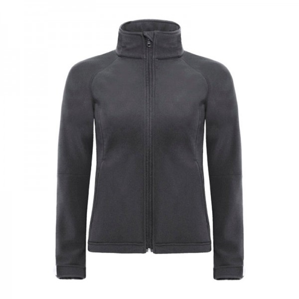 HOODED SOFTSHELL WOMEN S Dark Grey