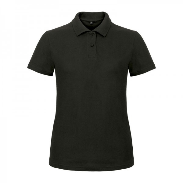 ID.001/ POLO SHIRT WOMEN 2XL Black